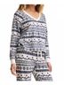 Z Supply Print White Slopes Fairisle Top Size S - photo 4