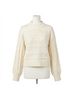 Z Supply Print White Arctic Cable Cropped Sweater Size XL - photo 1