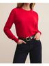 Z Supply Solid Red The Perfect Layer Sweater Size S - photo 2