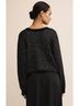 Z Supply Print Black Gleam Sequin Sweater Size XS - photo 3