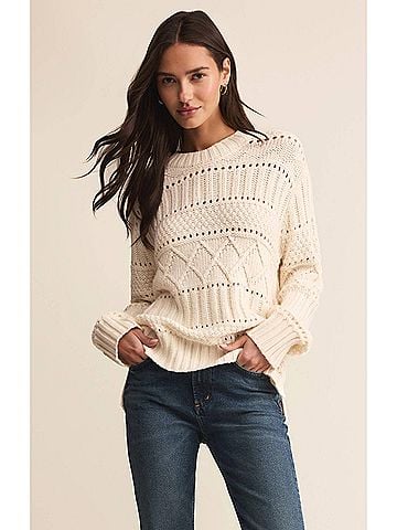 Z Supply Cento Cable Sweater (view 2)