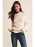 Z Supply Solid Brown Cento Cable Sweater Size M - photo 2
