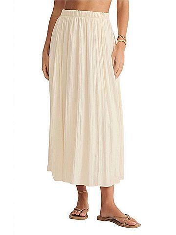 Z Supply Nicoline Crinkle Midi Skirt (view 2)