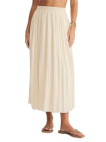 Z Supply Nicoline Crinkle Midi Skirt (view 2)