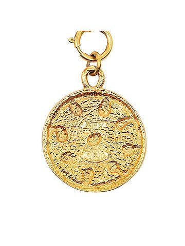 Chanel Vintage Chanel Coco Mark Necklace, Gold Plated, Women's, CHANEL (view 2)
