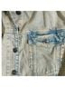 MNG 100% Cotton Solid Blue Denim Jacket Size L - photo 6