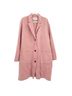 Diane von Furstenberg Solid Pink Coat Size XL - photo 1