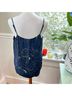 Philosophy Graphic Blue Green Sleeveless Blouse Size M - photo 8