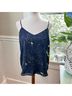 Philosophy Graphic Blue Green Sleeveless Blouse Size M - photo 7
