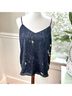 Philosophy Graphic Blue Green Sleeveless Blouse Size M - photo 6