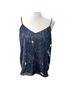 Philosophy Graphic Blue Green Sleeveless Blouse Size M - photo 1