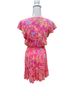 Rails Floral Multi Color Pink Orange Cocktail Dress Size S - photo 6