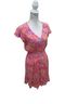 Rails Floral Multi Color Pink Orange Cocktail Dress Size S - photo 2