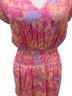 Rails Floral Multi Color Pink Orange Cocktail Dress Size S - photo 5
