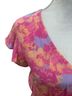 Rails Floral Multi Color Pink Orange Cocktail Dress Size S - photo 4