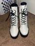 Wild Diva White Black Boots Size 7 1/2 - photo 5