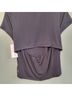 Athleta Solid Blue Short Sleeve T-Shirt Size M - photo 9