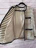 Veronica Beard 68% Cotton 5% Nylon 3% Acrylic 2% Polyester 55% Linen 42% Viscose 3% Elastane 100% Polyester Stripes Ivory Black Jacket Size 10 - photo 9