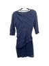 Reiss Solid Blue Cocktail Dress Size 8 - photo 3