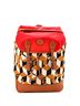 Gucci Tan Interlocking G Patch Flap Buckle Backpack Printed Nylon with Canvas and Leather One size - photo 1