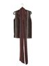 Rodarte 100% Polyester Paisley Stripes Brown Pink Blue Sleeveless Blouse Size M - photo 4
