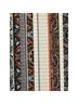 Rodarte 100% Polyester Paisley Stripes Brown Pink Blue Sleeveless Blouse Size M - photo 6