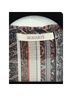 Rodarte 100% Polyester Paisley Stripes Brown Pink Blue Sleeveless Blouse Size M - photo 3