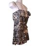 Flamingo Animal Print Black Jumpsuit Size S - photo 4