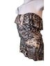 Flamingo Animal Print Black Jumpsuit Size S - photo 5