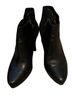 Tahari 100% Leather Black Ankle Boots Size 9 - photo 1
