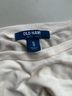 Old Navy Stripes White Tan Long Sleeve Blouse Size XL - photo 3