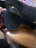 Clarks 100% Suede Black Wedges Size 11W - photo 7