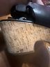 Clarks 100% Leather Black Wedges Size 11W - photo 6