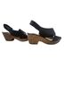 Clarks 100% Leather Black Wedges Size 11W - photo 2