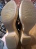 Clarks 100% Leather Black Wedges Size 11W - photo 8