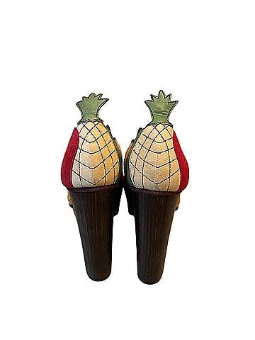 Charlotte Olympia Banana Is My Business Multicolor Fruit Platform  Heels (view 2)