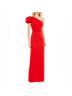 Mac Duggal 100% Polyester Red Cocktail Dress Size 4 - photo 4
