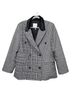 Avec Les Filles Houndstooth Black Blazer Size 14 - photo 2