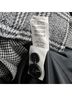 Avec Les Filles Houndstooth Black Blazer Size 14 - photo 8