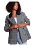 Avec Les Filles Houndstooth Black Blazer Size 14 - photo 1
