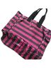 Pink Stripes Pink Black Tote One size - photo 2