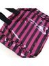 Pink Stripes Pink Black Tote One size - photo 7