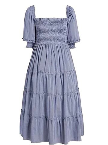 Hill House Nap Dress Ginham Navy Blue Casual Dress (view 1)