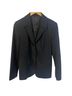 Lafayette 148 New York Solid Black Blazer Size 6 - photo 1