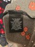 Bold Elements Floral Polka Dots Black Red White Long Sleeve Blouse Size XL - photo 4