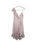 Mac Duggal 100% Polyester Polka Dots Pink Gold Cocktail Dress Size 6 - photo 1