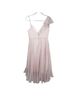 Mac Duggal 100% Polyester Polka Dots Pink Gold Cocktail Dress Size 6 - photo 2