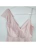Mac Duggal 100% Polyester Polka Dots Pink Gold Cocktail Dress Size 6 - photo 4