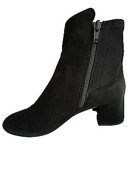 The Flexx Block Party Leather Bootie Suede Ankle Boots (view 2)