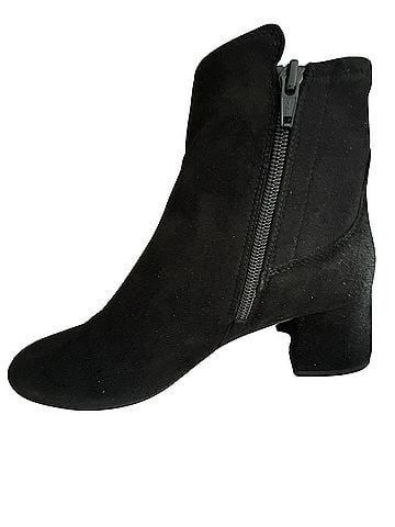 The Flexx Block Party Leather Bootie Suede Ankle Boots (view 2)